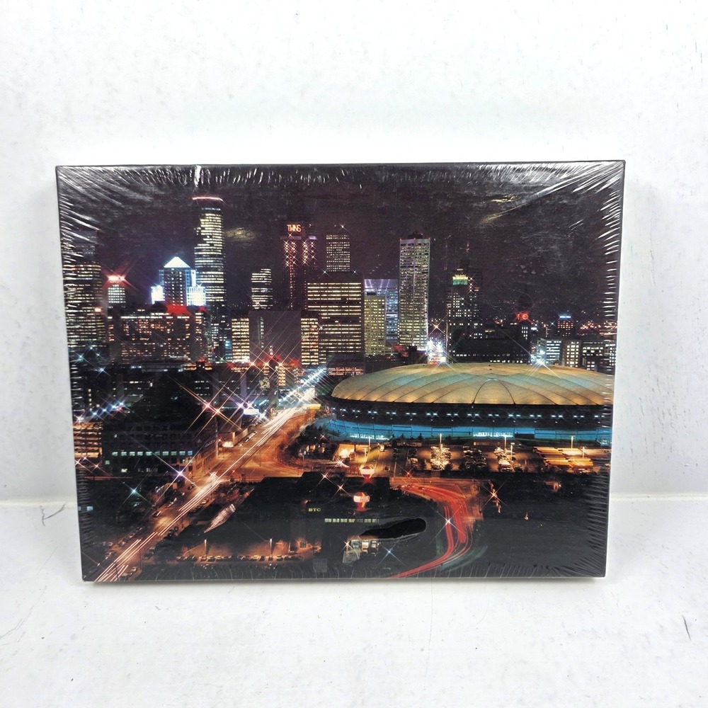 Vtg Minneapolis By Night Jigsaw Puzzle #151 Great American Puzzle Factory SEALED